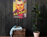 Travis Bickle lifestyle mockup — Comic Strip Canvas
