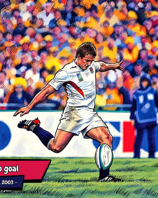Rugby World Cup Final 2003 — Comic Strip Canvas