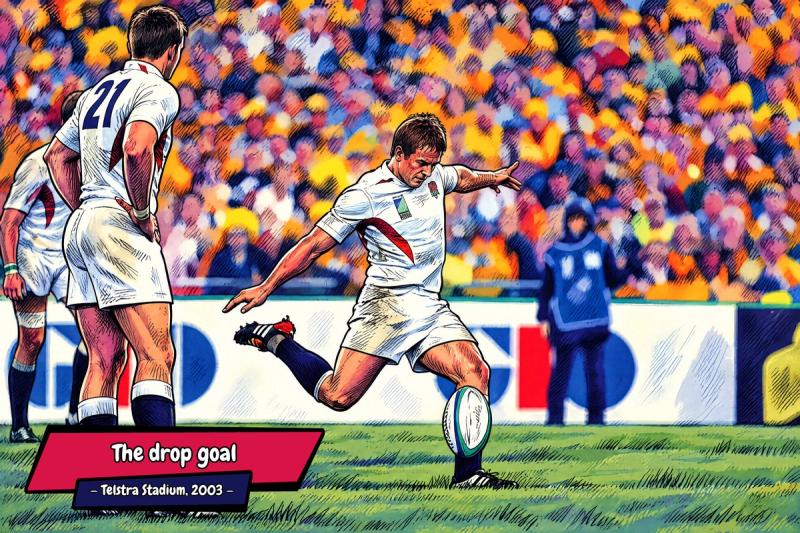 Rugby World Cup Final 2003 — Comic Strip Canvas