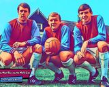 West Ham Legends — Comic Strip Canvas