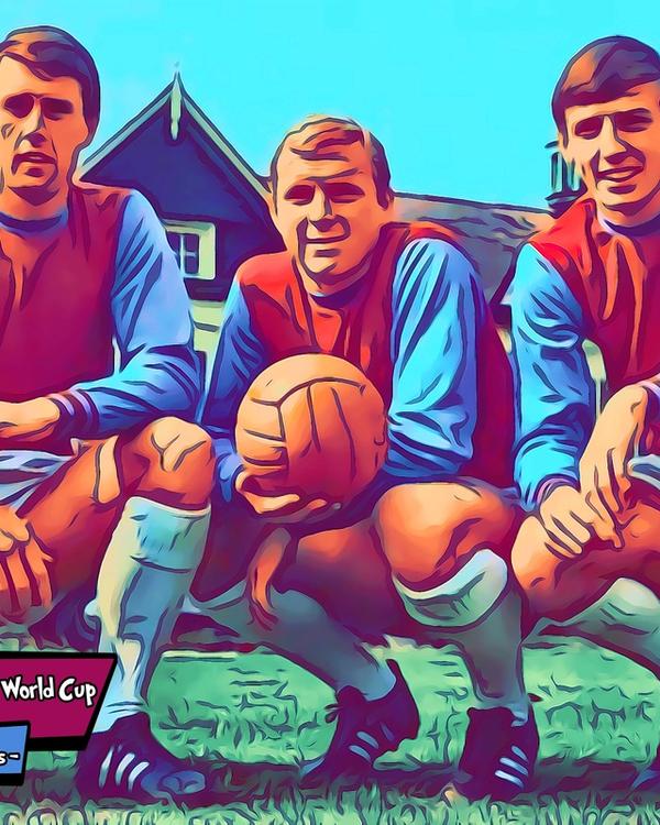 West Ham Legends — Comic Strip Canvas
