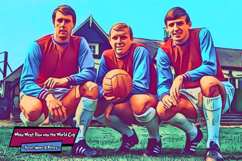 West Ham Legends — Comic Strip Canvas