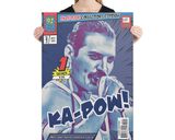 Freddie Mercury lifestyle mockup — Comic Strip Canvas