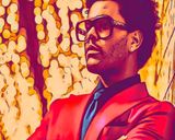 The Weeknd — Comic Strip Canvas