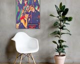 Duran Duran lifestyle mockup — Comic Strip Canvas