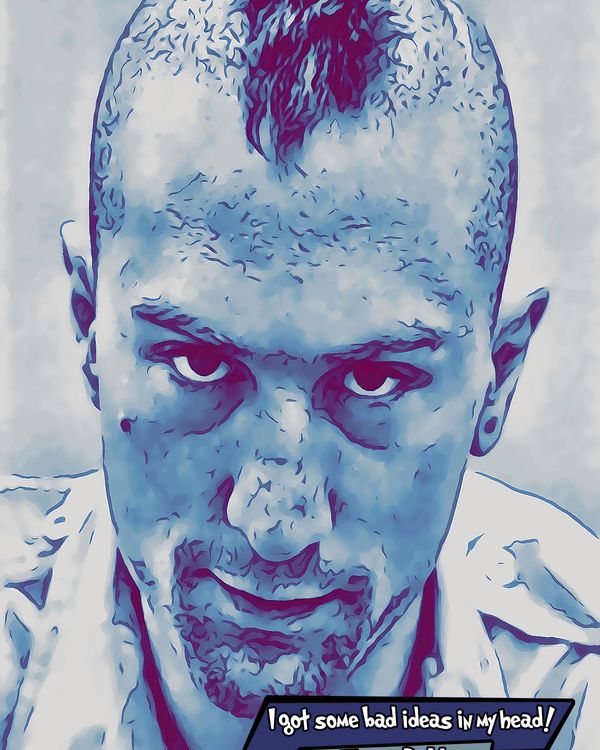 Travis Bickle — Comic Strip Canvas