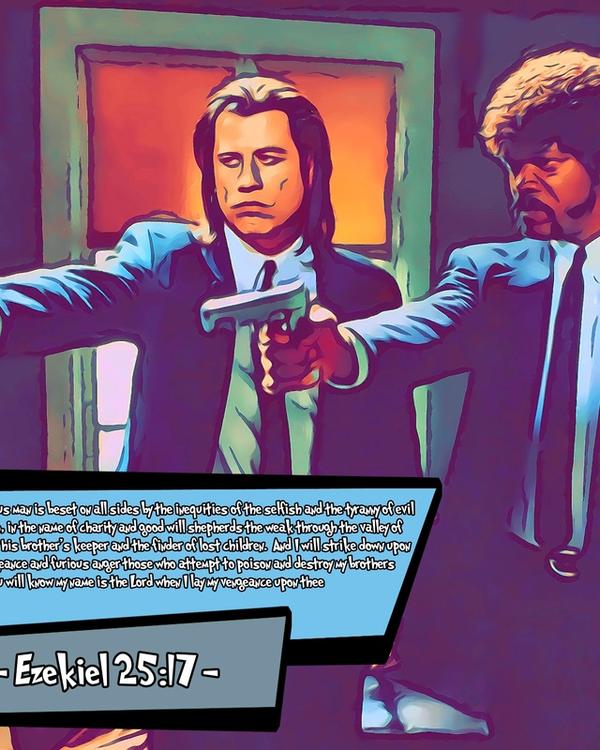 Pulp Fiction — Comic Strip Canvas