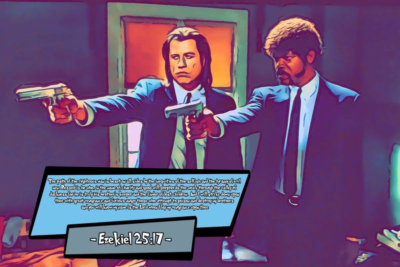 Pulp Fiction — Comic Strip Canvas