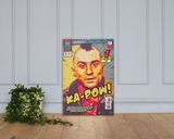 Travis Bickle lifestyle mockup — Comic Strip Canvas