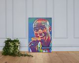 Mo Farah lifestyle mockup — Comic Strip Canvas
