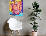 Pele lifestyle mockup — Comic Strip Canvas