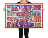 Back To The Future lifestyle mockup — Comic Strip Canvas