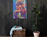 Mo Farah lifestyle mockup — Comic Strip Canvas