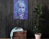 Albert Einstein lifestyle mockup — Comic Strip Canvas