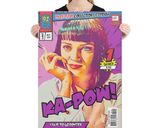 Mia Wallace lifestyle mockup — Comic Strip Canvas