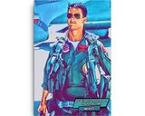 Top Gun lifestyle mockup — Comic Strip Canvas