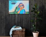 Personalised Comic Icons lifestyle mockup — Comic Strip Canvas