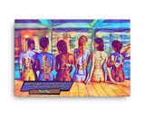 Pink Floyd lifestyle mockup — Comic Strip Canvas