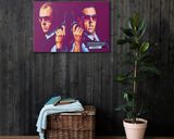 Hot Fuzz lifestyle mockup — Comic Strip Canvas