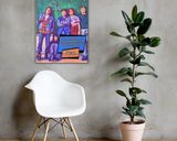 The Breakfast Club lifestyle mockup — Comic Strip Canvas