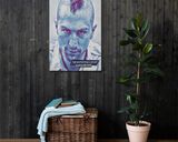Travis Bickle lifestyle mockup — Comic Strip Canvas