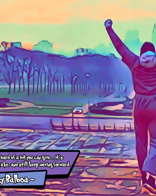 Rocky — Comic Strip Canvas