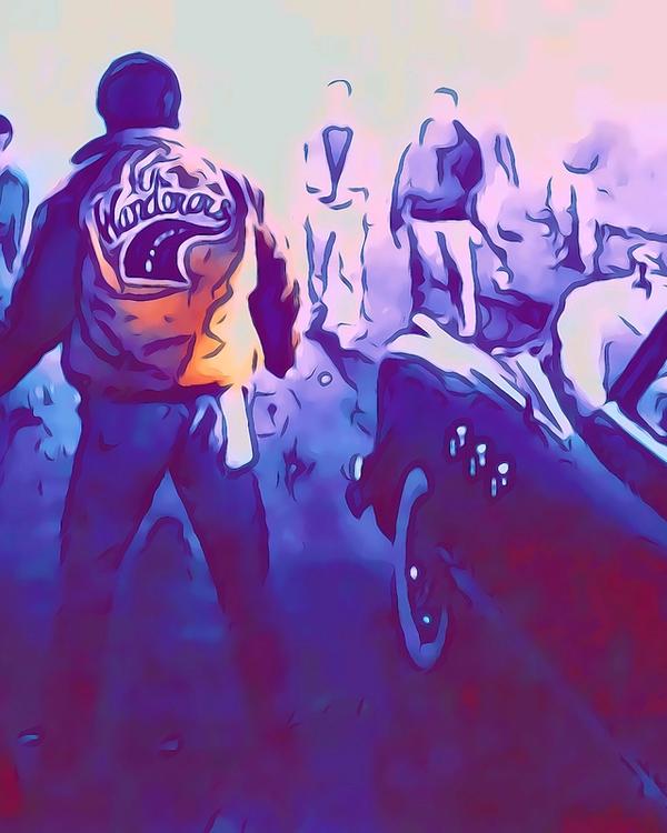 The Wanderers — Comic Strip Canvas