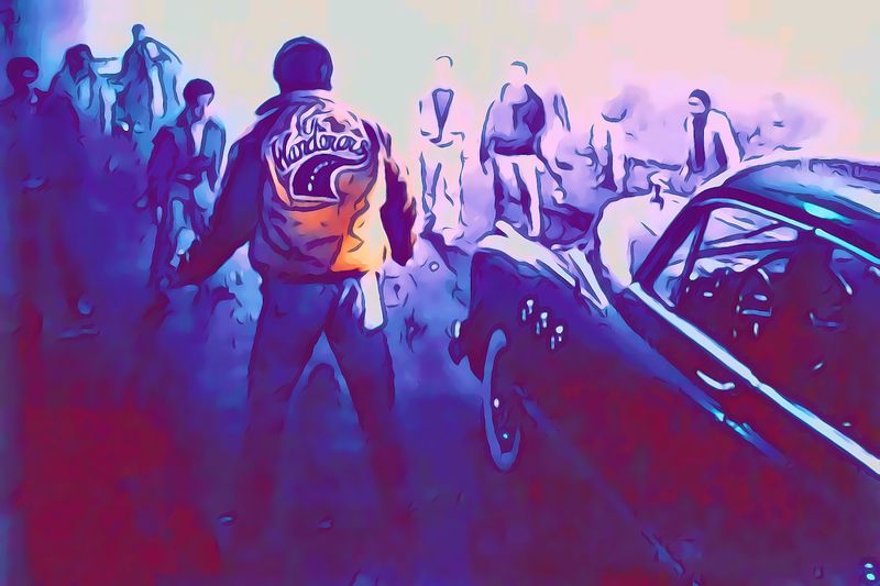 The Wanderers — Comic Strip Canvas