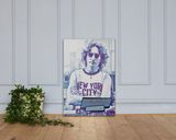 John Lennon lifestyle mockup — Comic Strip Canvas
