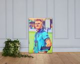 Ben Stokes lifestyle mockup — Comic Strip Canvas