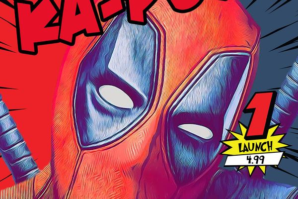 Deadpool — Comic Strip Canvas