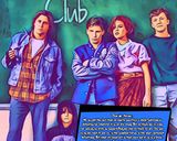 The Breakfast Club — Comic Strip Canvas
