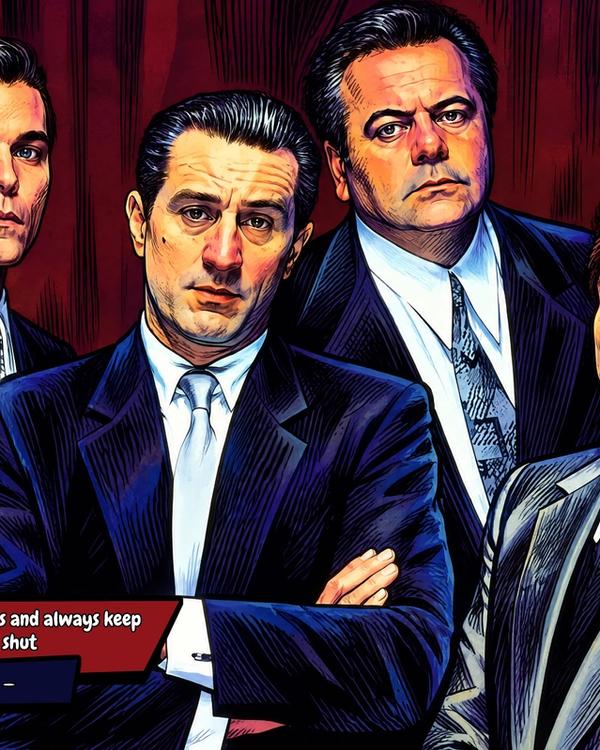 Goodfellas — Comic Strip Canvas