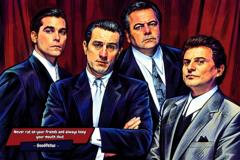 Goodfellas — Comic Strip Canvas