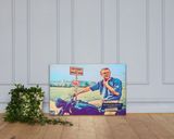 The Great Escape lifestyle mockup — Comic Strip Canvas