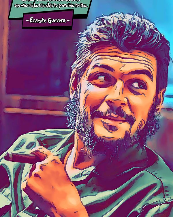 Che Guevera — Comic Strip Canvas