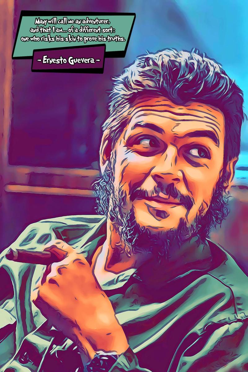 Che Guevera — Comic Strip Canvas