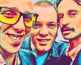 Trainspotting — Comic Strip Canvas