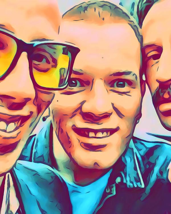 Trainspotting — Comic Strip Canvas