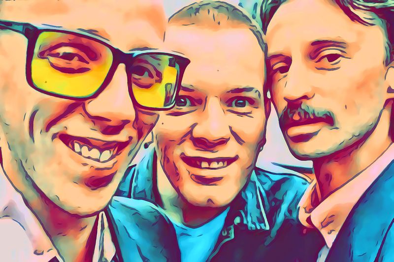 Trainspotting — Comic Strip Canvas