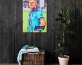 Ben Stokes lifestyle mockup — Comic Strip Canvas