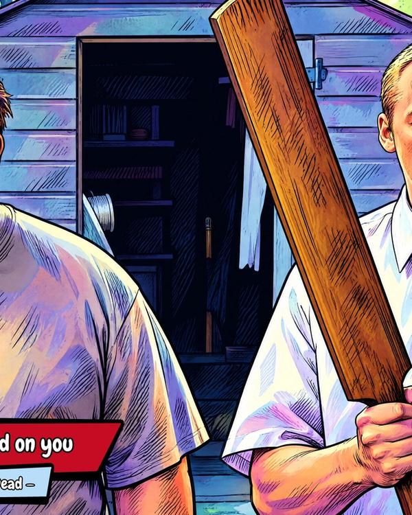 Shaun Of The Dead — Comic Strip Canvas