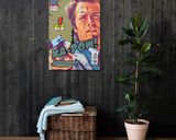 Harry Callahan lifestyle mockup — Comic Strip Canvas