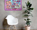 Grease lifestyle mockup — Comic Strip Canvas