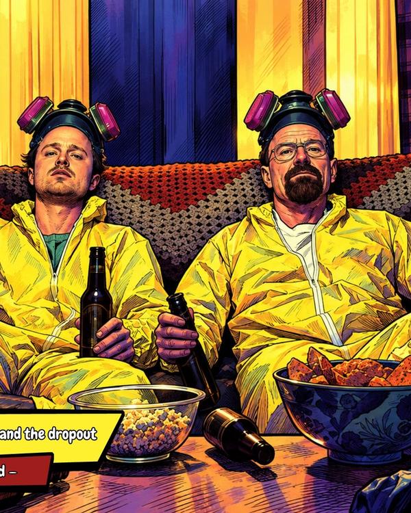 Breaking Bad — Comic Strip Canvas
