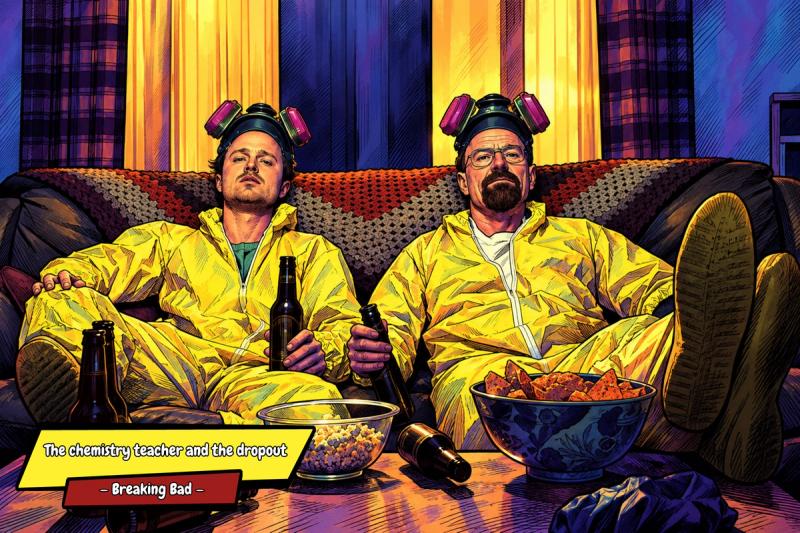 Breaking Bad — Comic Strip Canvas