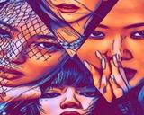 BlackPink — Comic Strip Canvas