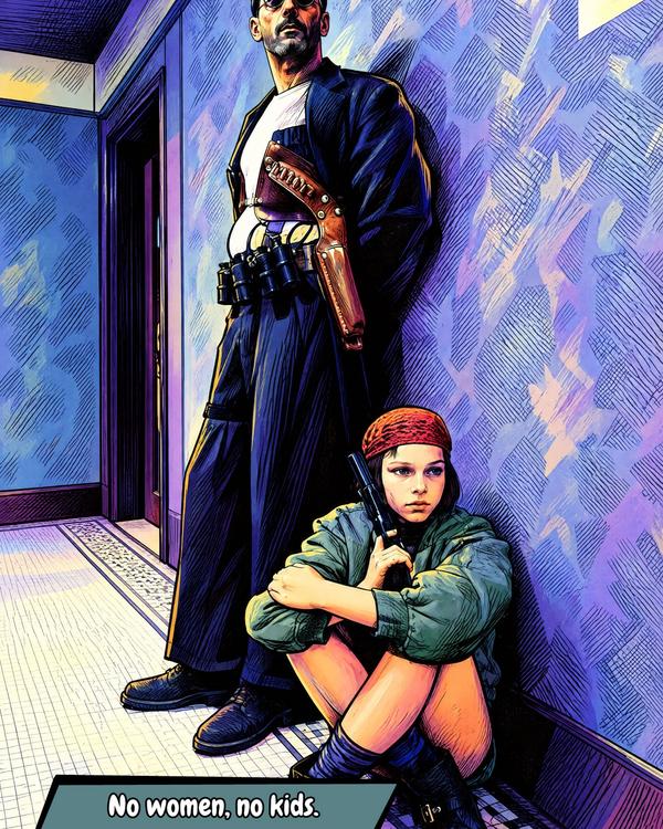 Leon — Comic Strip Canvas