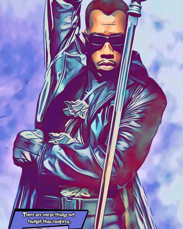 Blade — Comic Strip Canvas