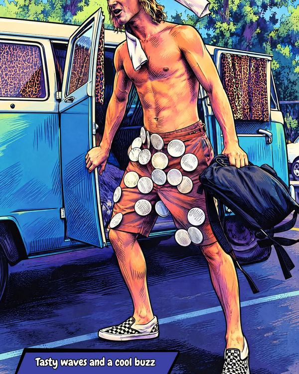Jeff Spicoli — Comic Strip Canvas